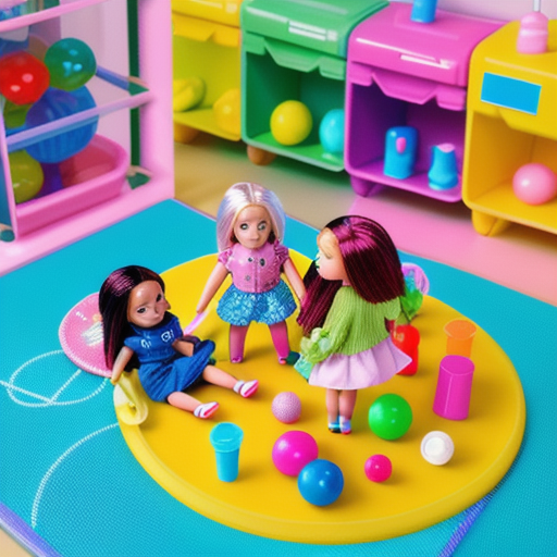 Afbeelding van Essentiële accessoires voor plastic poppen sets verbeteren