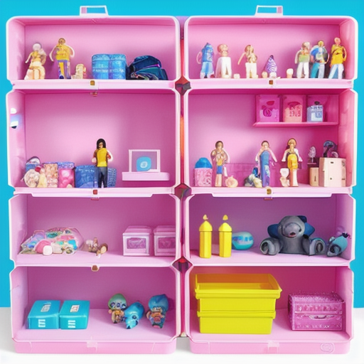 Afbeelding van Veilig en efficiënt plastic poppen sets opbergen