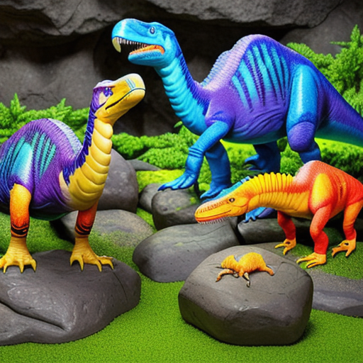 Afbeelding van Waarom plastic dinosaurussen kinderen betoveren