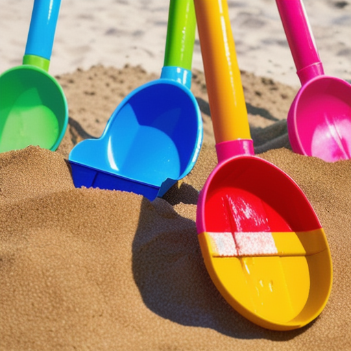 Afbeelding van Trending kleuren kunststof speelgoed schepjes 2023