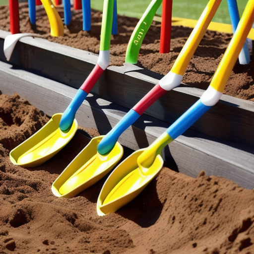 Afbeelding van Veilig kunststof speelgoed schepjes voor jonge kinderen