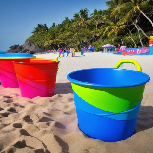 Afbeelding van Populaire Plastic Speelgoed Emmers voor Kinderen