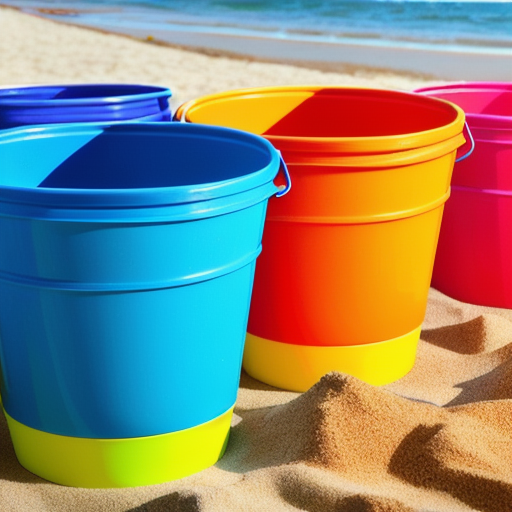 Afbeelding van Creatieve manieren om plastic speelgoed emmers te gebruiken