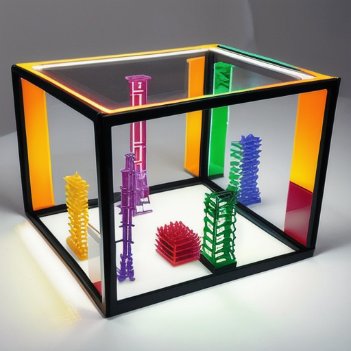 Afbeelding van Indrukwekkende tentoonstelling van plastic bouwpakketten maken