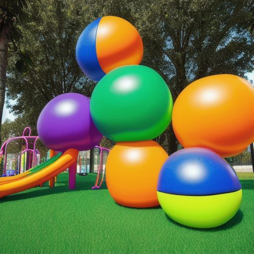 Afbeelding van Veilige opblaasbare speelballen voor kinderen ontdekken