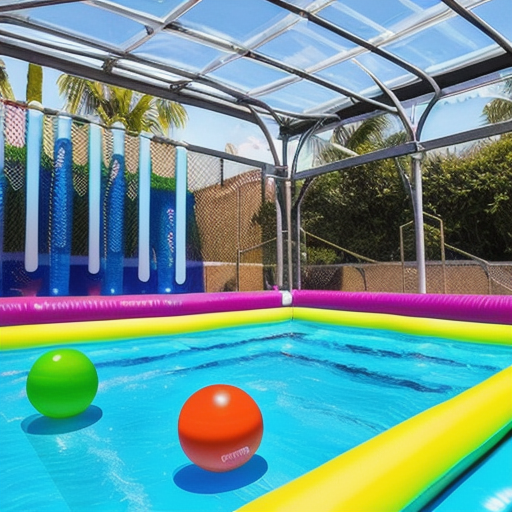 Afbeelding van Beste opblaasbare speelballen voor in het zwembad