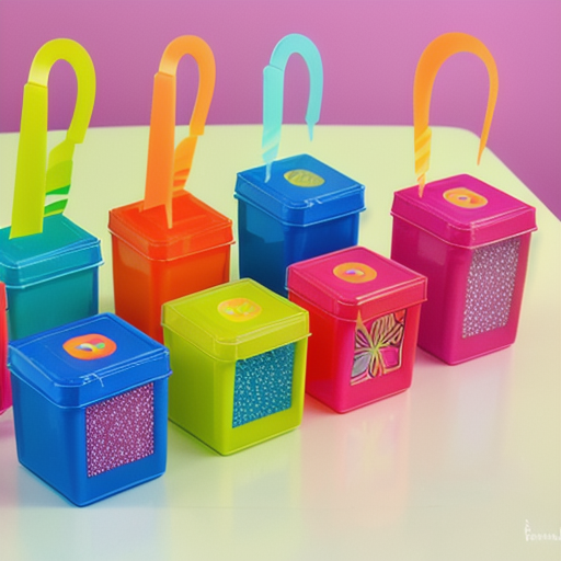 Afbeelding van Maak zelf decoratieve plastic speelgoed bakjes thuis