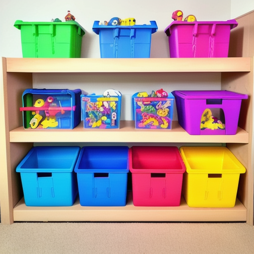 Afbeelding van Gebruik plastic speelgoed bakjes voor educatief spel