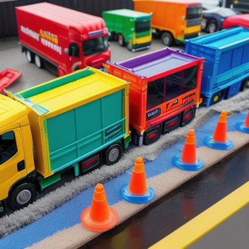 Afbeelding van Veiligste materialen voor plastic speelgoed lorries