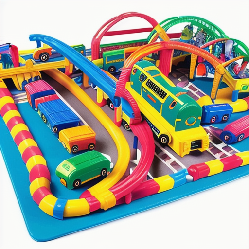 Afbeelding van Onvergetelijke speeldate met plastic speelgoed lorries