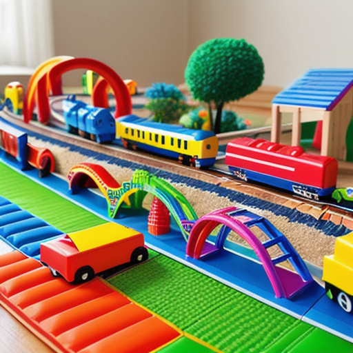 Afbeelding van Voordelen van plastic speelgoed bouwtreinen voor kinderen
