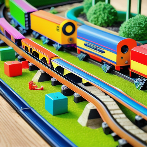 Afbeelding van Populaire merken van plastic speelgoed bouwtreinen