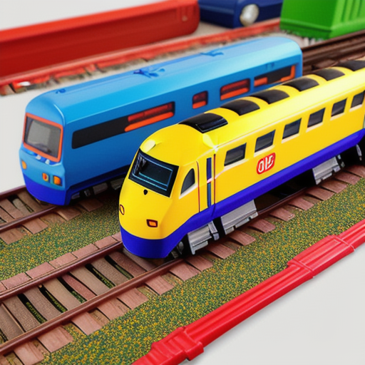 Afbeelding van Veilig Spelen met Plastic Speelgoed Bouwtreinen