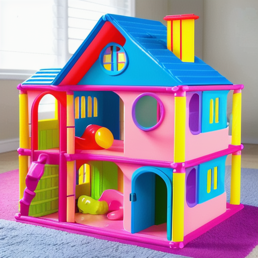Afbeelding van Veiligheid van kunststof speelgoed huisjes voor kinderen