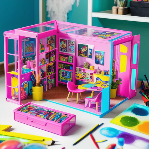 Afbeelding van Personaliseer kunststof speelgoed huisjes voor kinderen