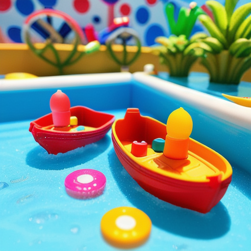 Afbeelding van Maak spelen met plastic speelgoed boten nog leuker!