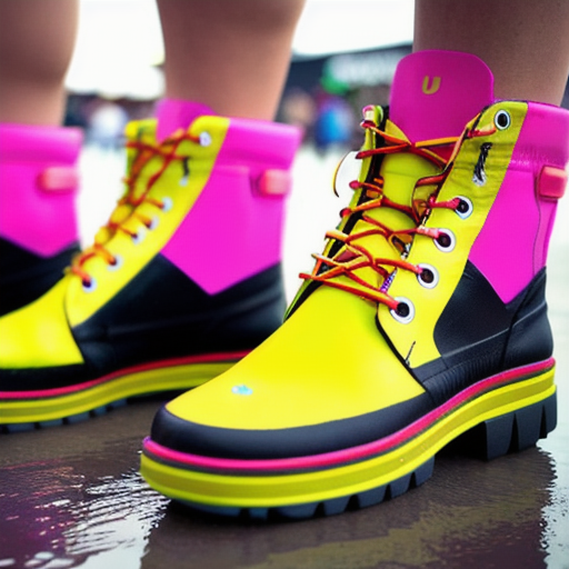 Afbeelding van Draag waterdichte regenhoesjes voor schoenen op festivals