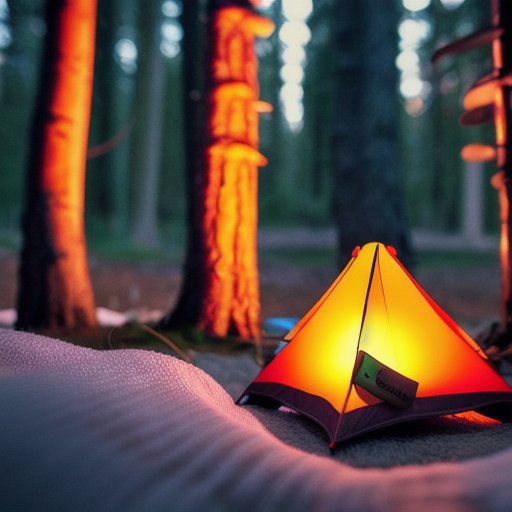 Afbeelding van Combineer opvouwbare wandlampjes met kampeerspullen