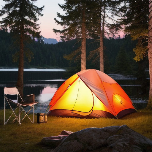 Afbeelding van Combineer opvouwbare wandlampjes perfect met kampeerspullen