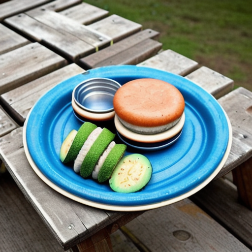 Afbeelding van Opvouwbaar Campingservies: Ruimtebesparing voor Reizigers