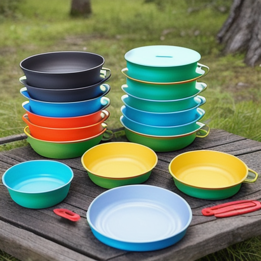 Afbeelding van Opvouwbaar campingservies: slim opslaan tussen trips