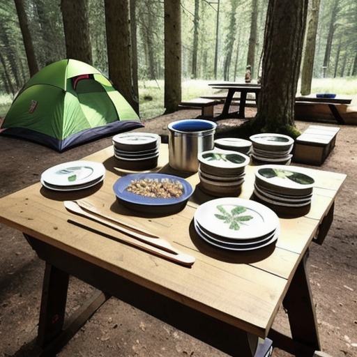 Afbeelding van Slimme tips voor het opslaan van opvouwbaar campingservies