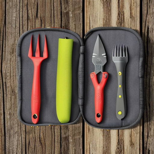 Afbeelding van Opvouwbare tuingereedschapstasjes voor campinggemak