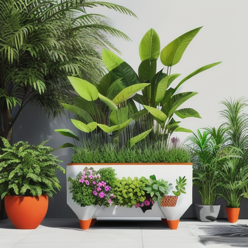 Afbeelding van Organiseer je buitenruimte met multifunctionele tuinplanters