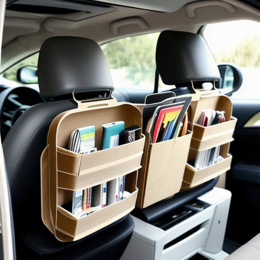 Afbeelding van Veiligheid in de auto met plastic auto-organizers