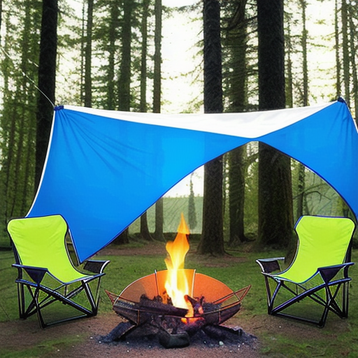 Afbeelding van Voordelen van opvouwbare windschermen op de camping