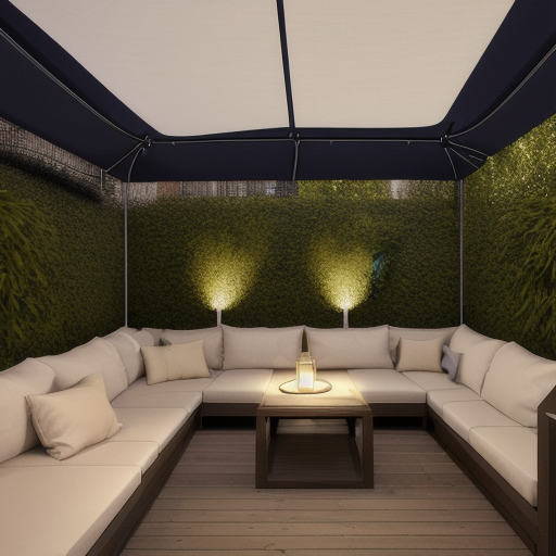 Afbeelding van Eenvoudige installatie van opvouwbare windschermen