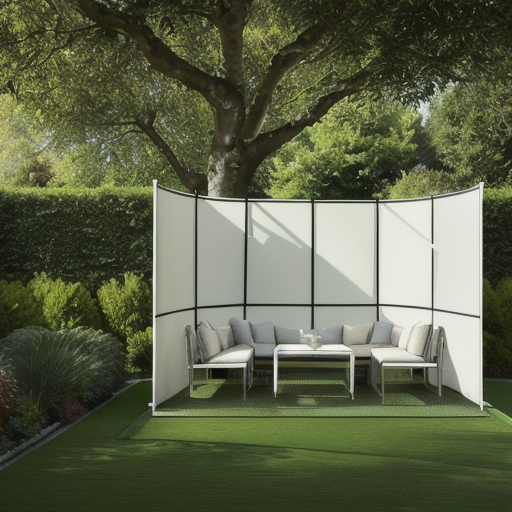 Afbeelding van Opvouwbare windschermen voor privacy in buitenruimtes