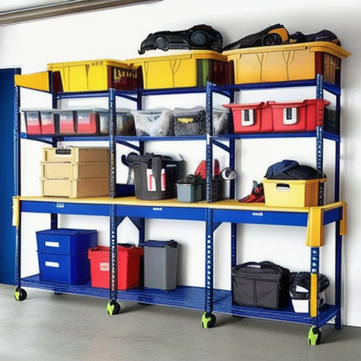 Afbeelding van Organiseer opvouwbare rekken voor maximale efficiëntie