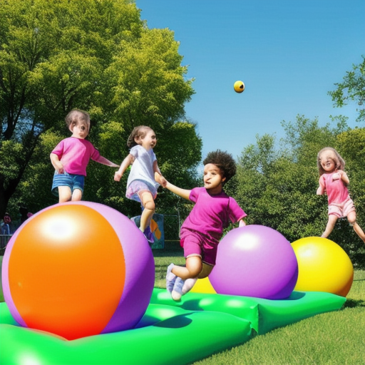 Afbeelding van Kies de Beste Opblaasbare Springballen voor Kinderen