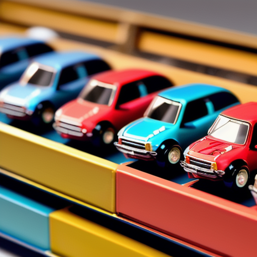 Afbeelding van Kosten van het verzenden van miniatuur speelgoedauto's