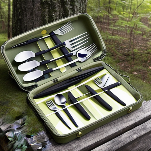 Afbeelding van Opvouwbare campingbesteksets: Jouw ideale reisgenoot