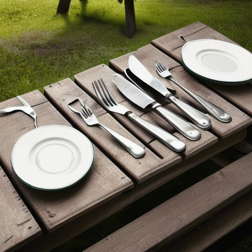 Afbeelding van Maak je eigen opvouwbare campingbesteksets eenvoudig
