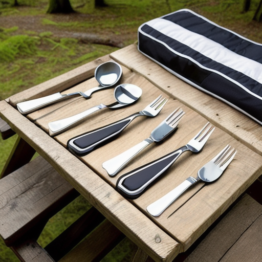 Afbeelding van De ultieme gids voor opvouwbare campingbesteksets