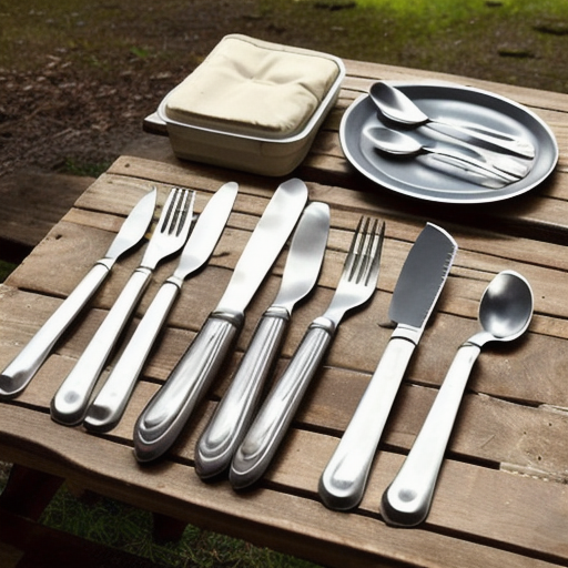 Afbeelding van Goedkoopste opvouwbare campingbesteksets kopen: tips