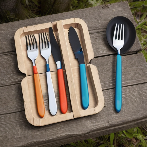 Afbeelding van Goedkope opvouwbare campingbesteksets: Tips en plekken