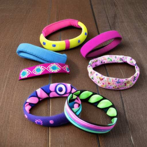 Afbeelding van Versier je eigen multifunctionele haarbanden eenvoudig