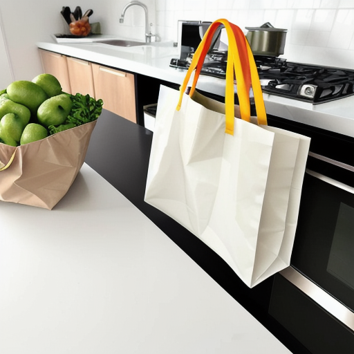 Afbeelding van Multifunctionele opvouwbare tasjes voor boodschappen kiezen