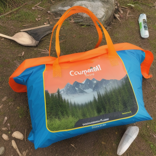 Afbeelding van Maak waterdichte opbergzakken voor camping zelf