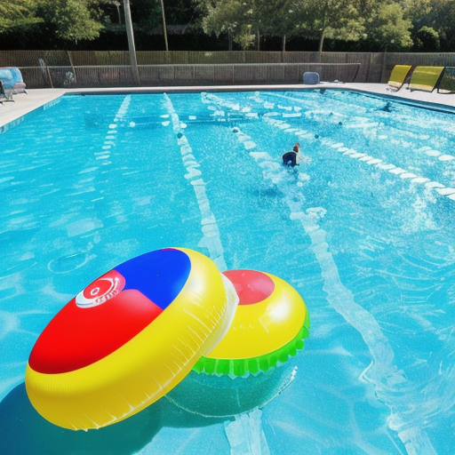 Afbeelding van Opblaasbare zwemboeien: veilig en leuk in het water