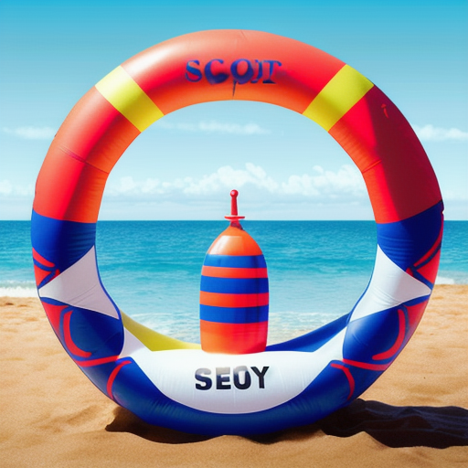 Afbeelding van Opblaasbare zwemboeien meenemen naar het strand: legaliteit