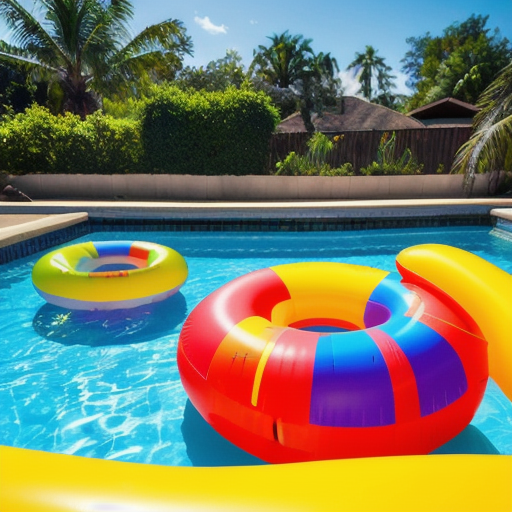 Afbeelding van Combineer opblaasbare zwemboeien met andere accessoires