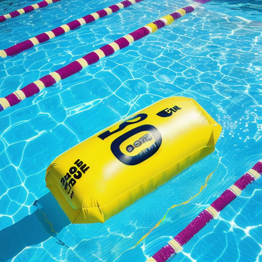 Afbeelding van Prijs opblaasbare zwemboeien voor professionele zwemmers