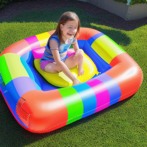 Afbeelding van Goedkoopste opblaasbare zitkussens voor kinderen kopen