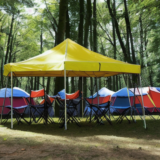 Afbeelding van Veiligheid van opvouwbare kampeerstoelen op festivals