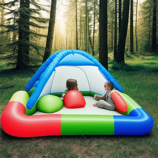 Afbeelding van Geschikte opblaasbare kampeerkussens voor kinderen